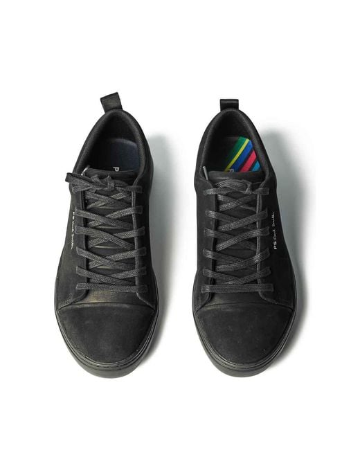 Paul Smith Black Sneakers Lee Nubuk for men