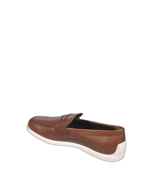 Tod's Brown Tods Flat Shoes for men