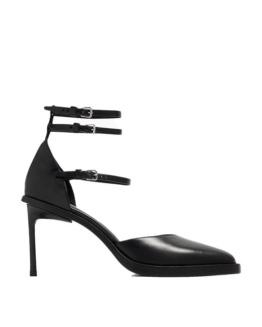 Ann Demeulemeester Black Leather Heels