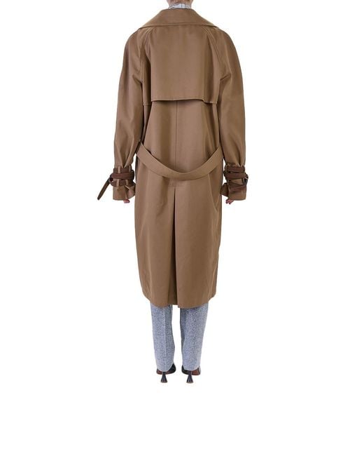 Moschino Brown Impermeabile Tie Me