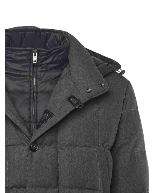 Fay Gray Padded Pea Coat for men