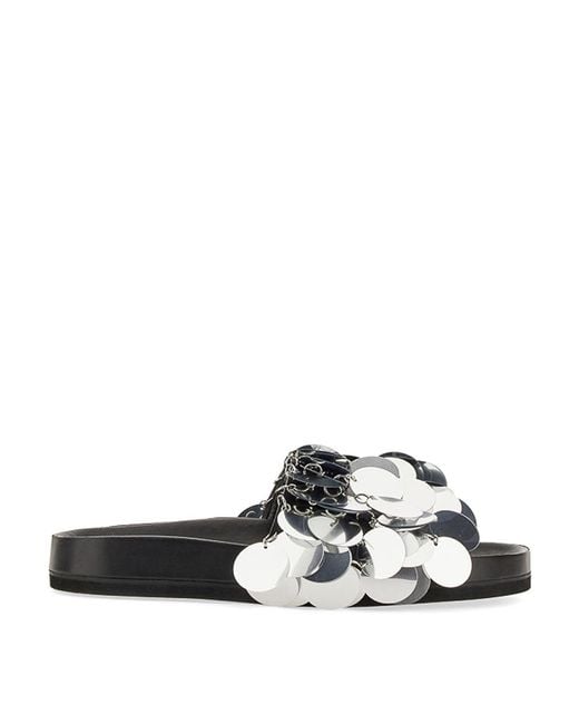 Rabanne White Sparkle Sandal