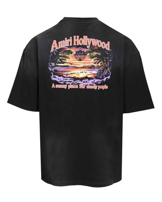 Amiri Black Sunny Place T-Shirt for men