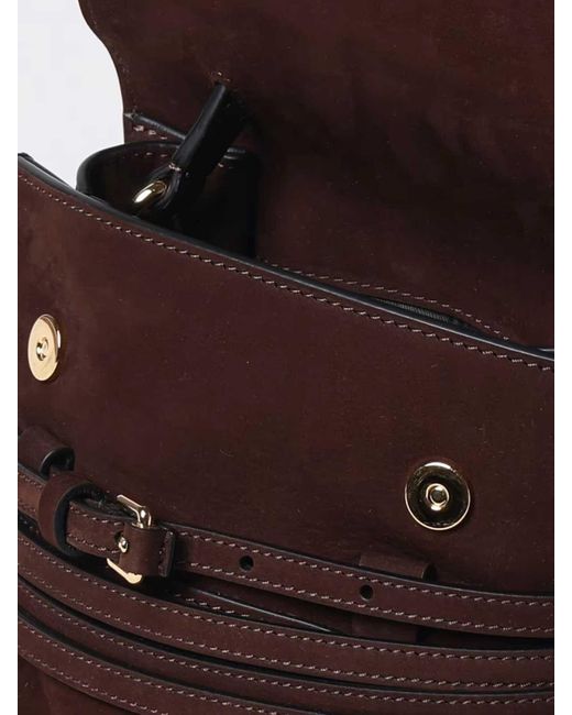 Moschino Purple Belt Media Bag