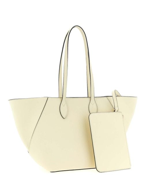 Valextra Natural Medium Shopping Bag