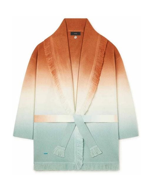 Alanui Green Shades Of Shore Cardigan