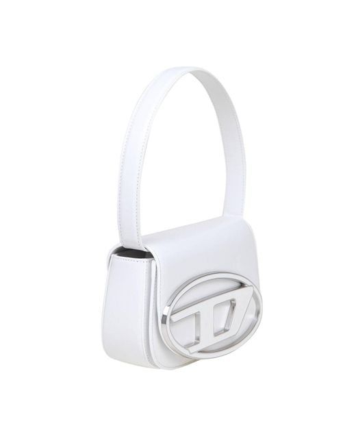 DIESEL White 1Dr Shoulder Bag