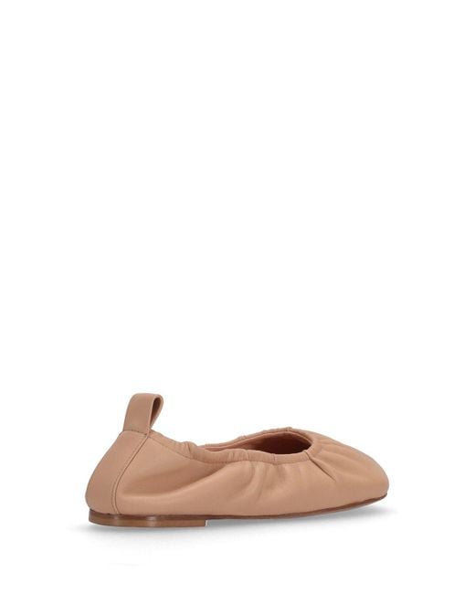 Niccolò Pasqualetti Natural Obliqua Soft Ballerinas