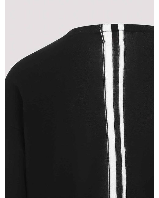 Mordecai Black Fresco Double Layer Sweater for men