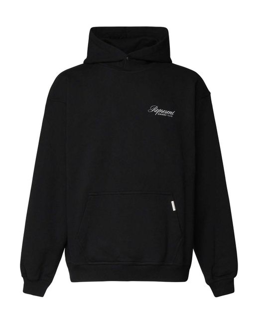 Represent Black Owners Club Script Sweatshirt for men
