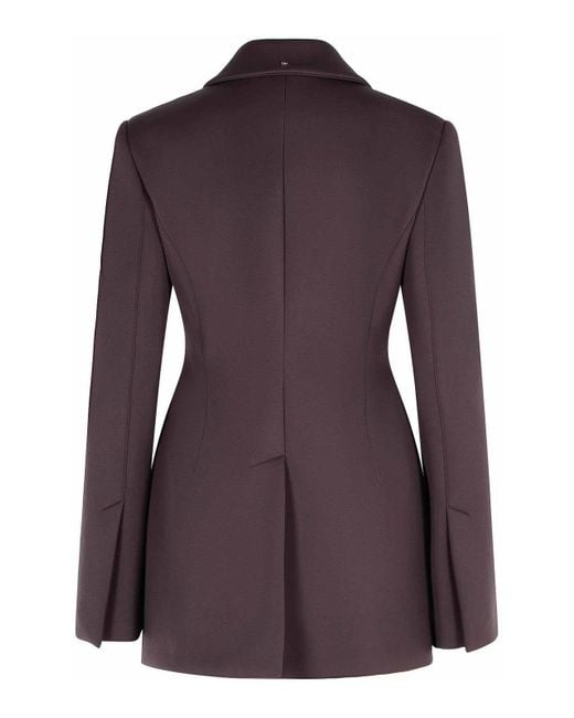 Sportmax Purple Bacio Tight Jacket