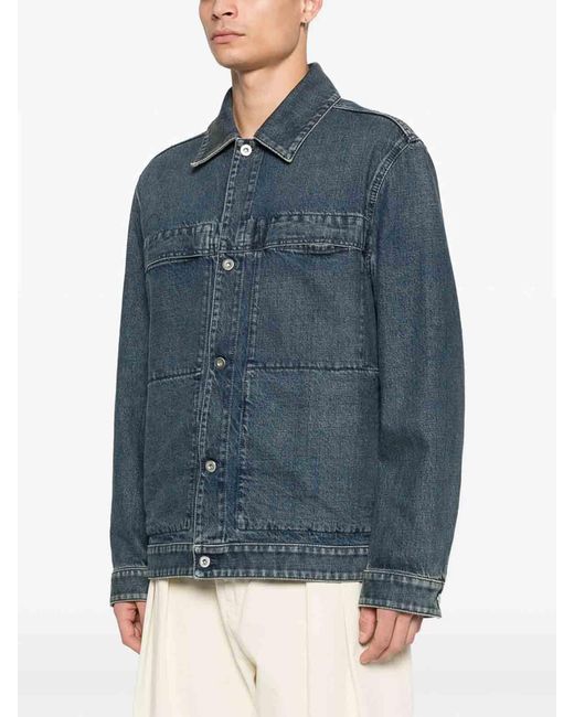 Jil Sander Blue Outerwear for men