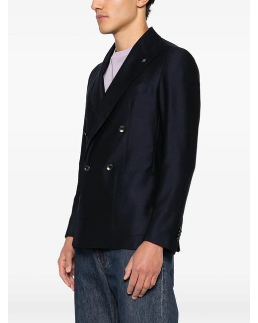Tagliatore Black 'Montecarlo' Jacket for men