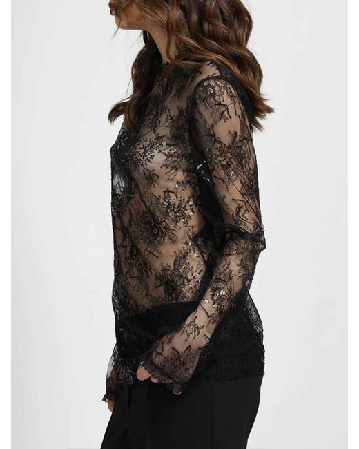 Alberta Ferretti Black Blouse