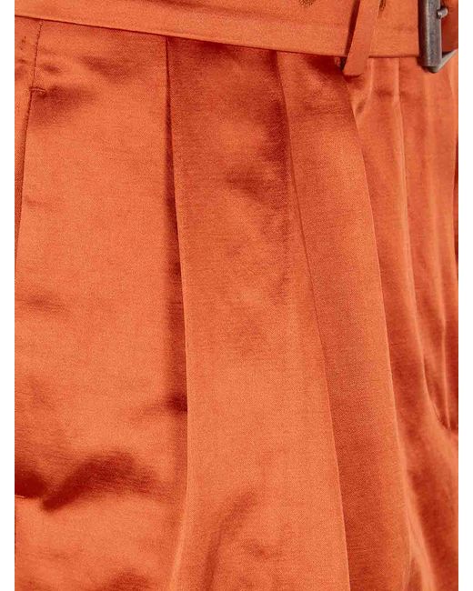 Dries Van Noten Orange Peaches Bis Short