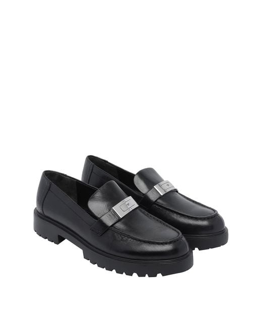 Tory Burch Black Leelee Loafers