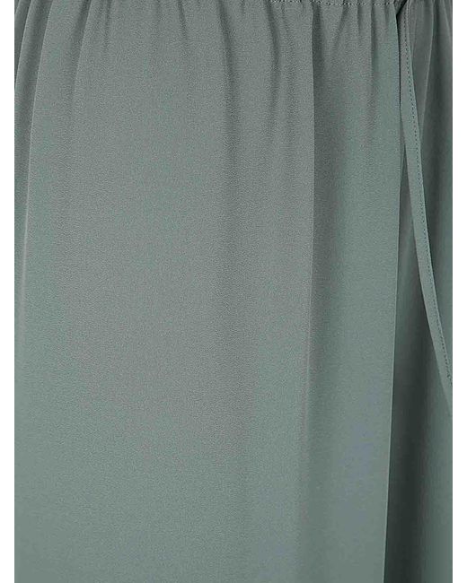 Dries Van Noten Green Drawstring Straight-Leg Trousers