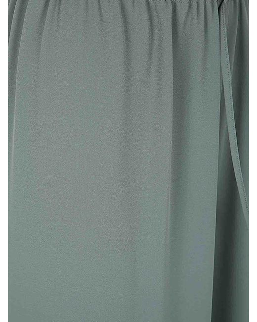 Dries Van Noten Green Drawstring Straight-Leg Trousers