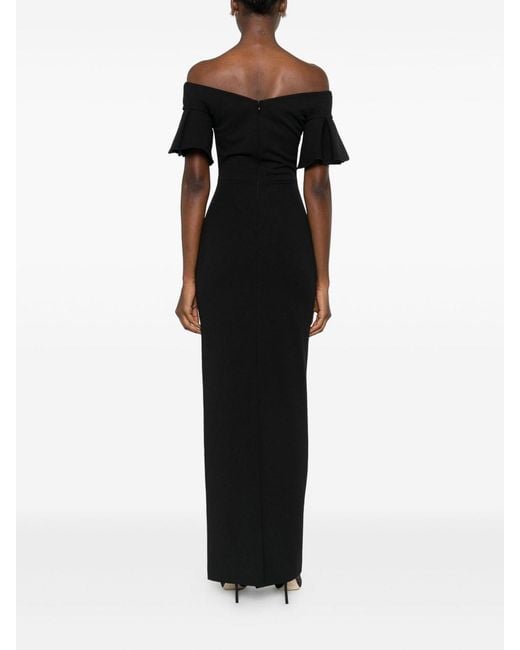Solace London Black Cielo Dress