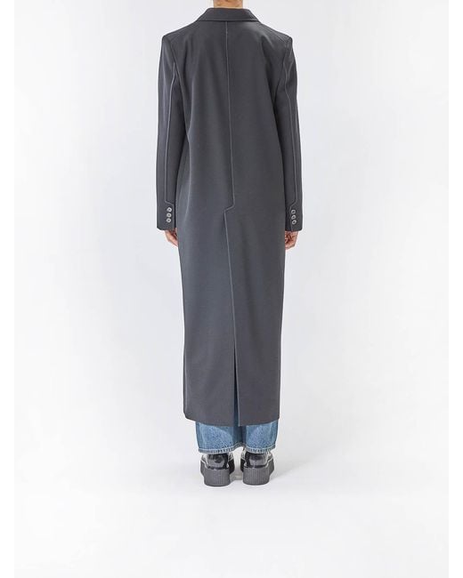 Moschino Gray Long Coat