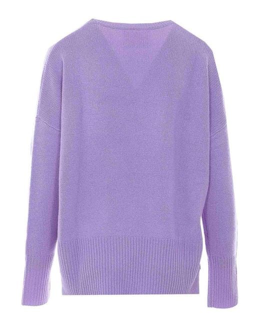 Lisa Yang Purple Mila Sweater