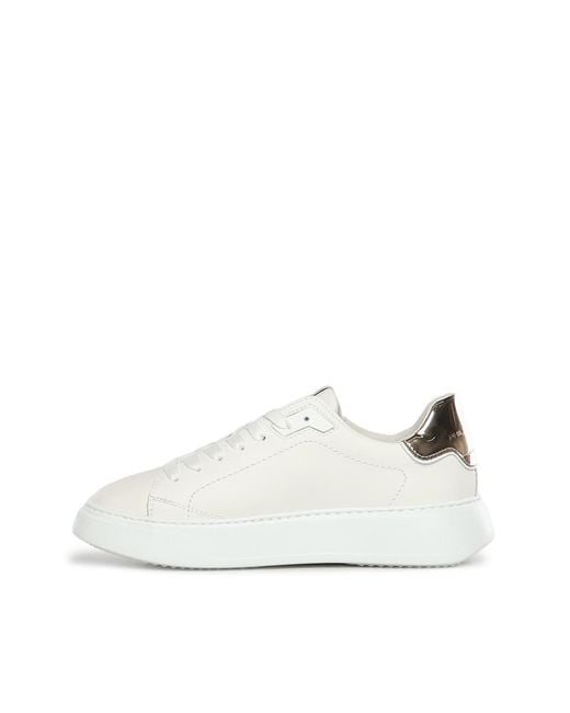 Philippe Model White Temple Leather Sneaker