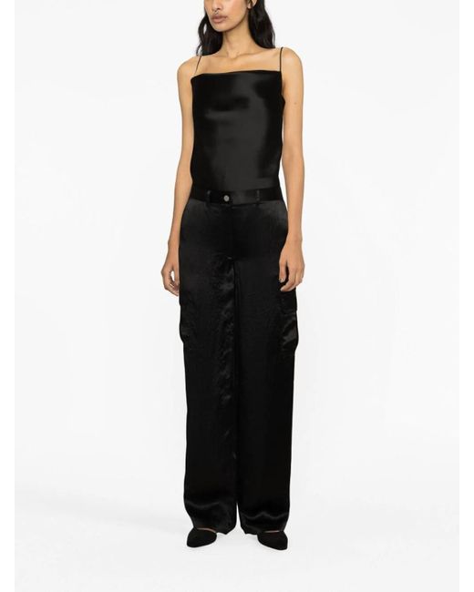 Theory Black Cargo Trousers