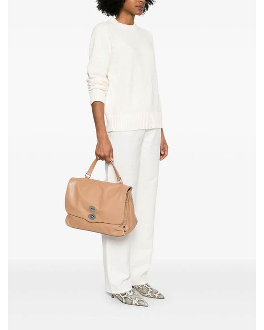 Zanellato Natural Postina Medium Tote Bag