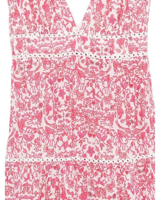 Poupette Pink Long Dress 'Perla'