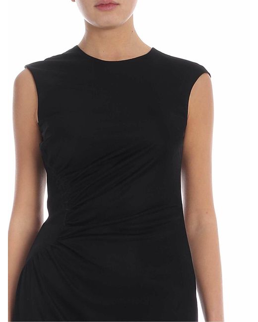 Moschino Black Scars Embroidery Dress