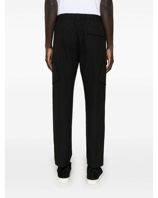 Herno Blue Dive Nylon Cargo Trousers for men