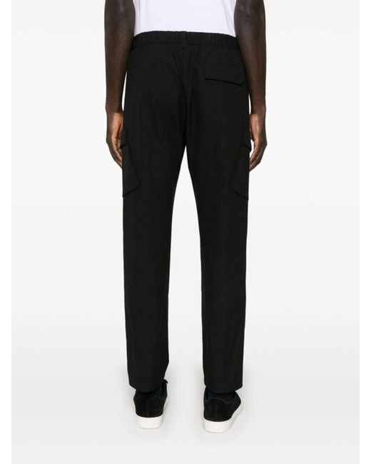 Herno Blue Dive Nylon Cargo Trousers for men