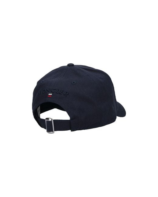 Cappello Baseball Logo di Moncler in Blue da Uomo