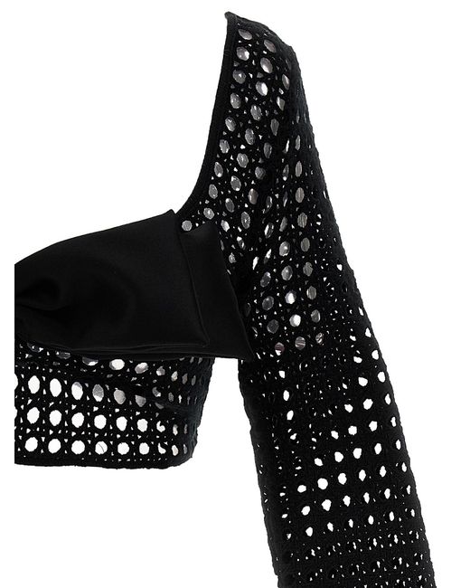 Giambattista Valli Black Polyester Blouse