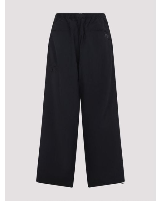 Y-3 Blue Nylon Pants for men
