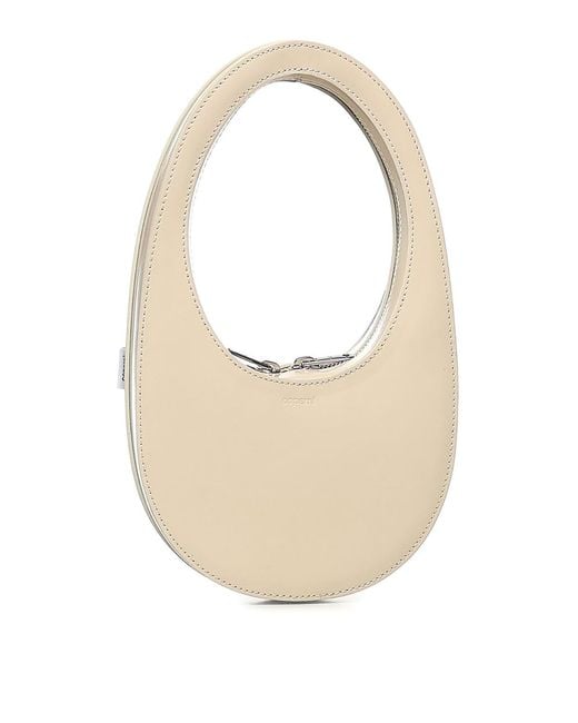 Coperni White Swipe Mini Leather Bag