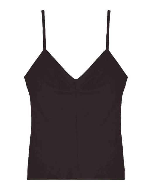 Jil Sander Black Sleeveless Top