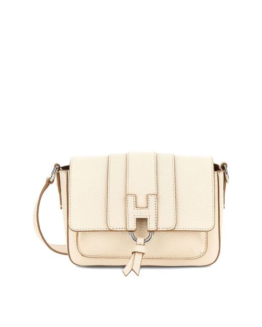 Hogan Natural Leather Crossbody Bag