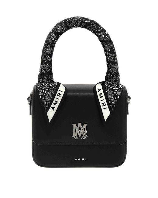 Amiri Black Micro Ma Bag Handbag