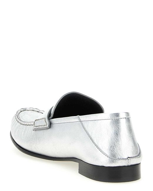 Versace White Loafers