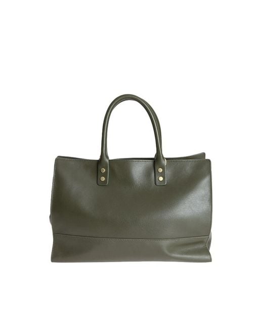 Lulu Guinness Green Leather Bag