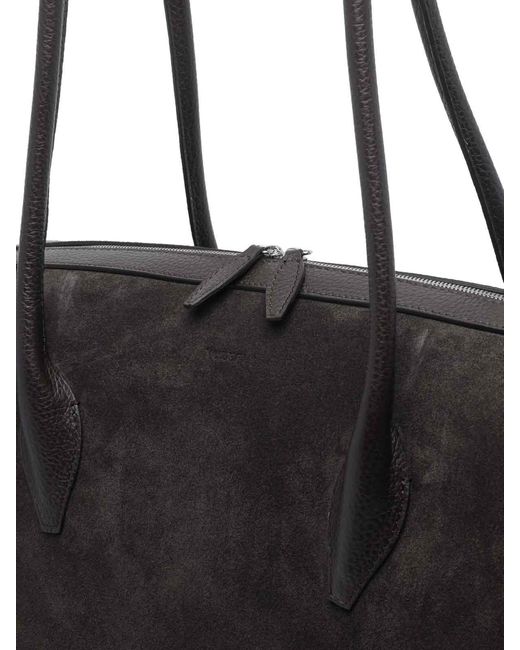 Yuzefi Black Large Brioche Shoulder Bag
