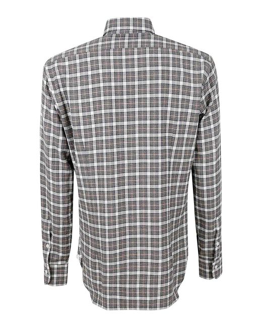 Barba Napoli Gray Shirt for men