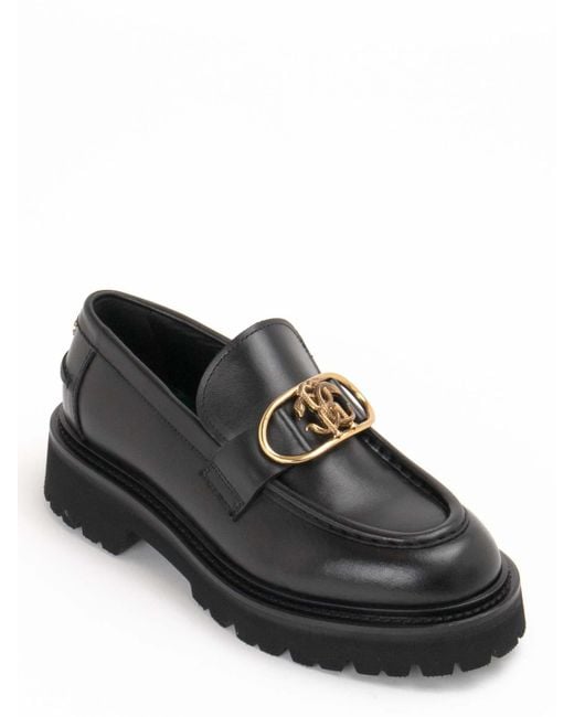 Roberto Cavalli Black Loafer