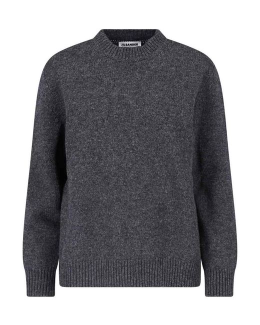 Jil Sander Gray Wool Sweater