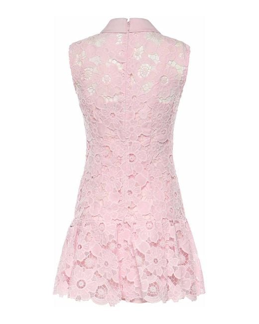 Self-Portrait Pink Dresses Polyester