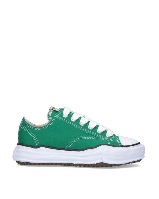 Maison Mihara Yasuhiro Green Sneakers