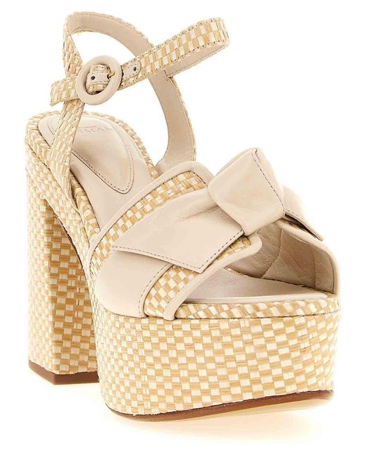 Alexandre Birman Metallic Maxi Clarita Sandals
