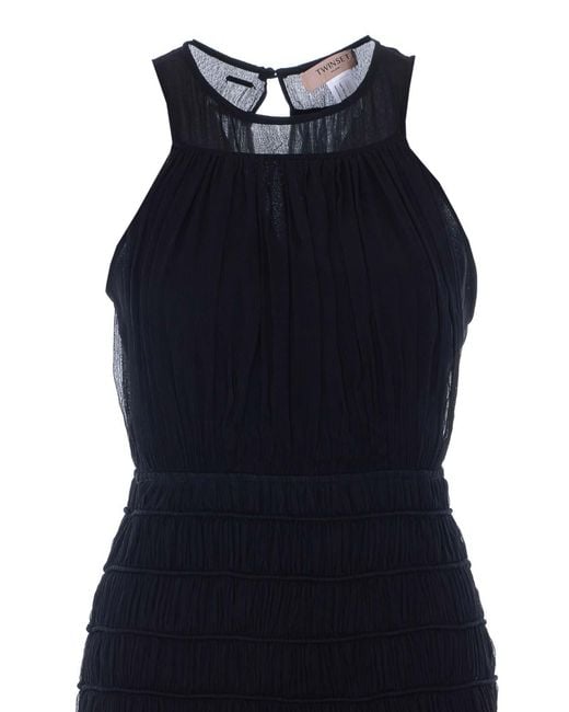 Twinset Black Long Dress