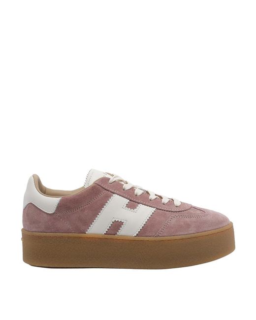 Hogan Brown Cool Sneakers